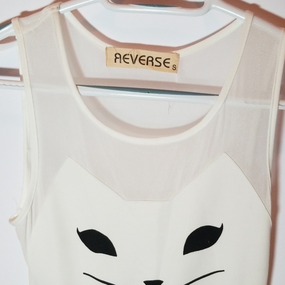 White cat dress - Picture 2 of 2